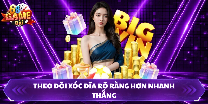 Theo dõi xóc đĩa rõ ràng hơn nhanh thắng